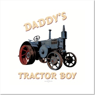 Daddy's tractor boy Posters and Art